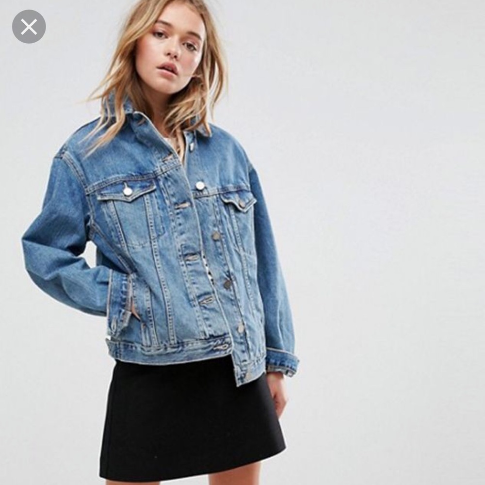 Perfect Oversized Vintage Denim Jacket